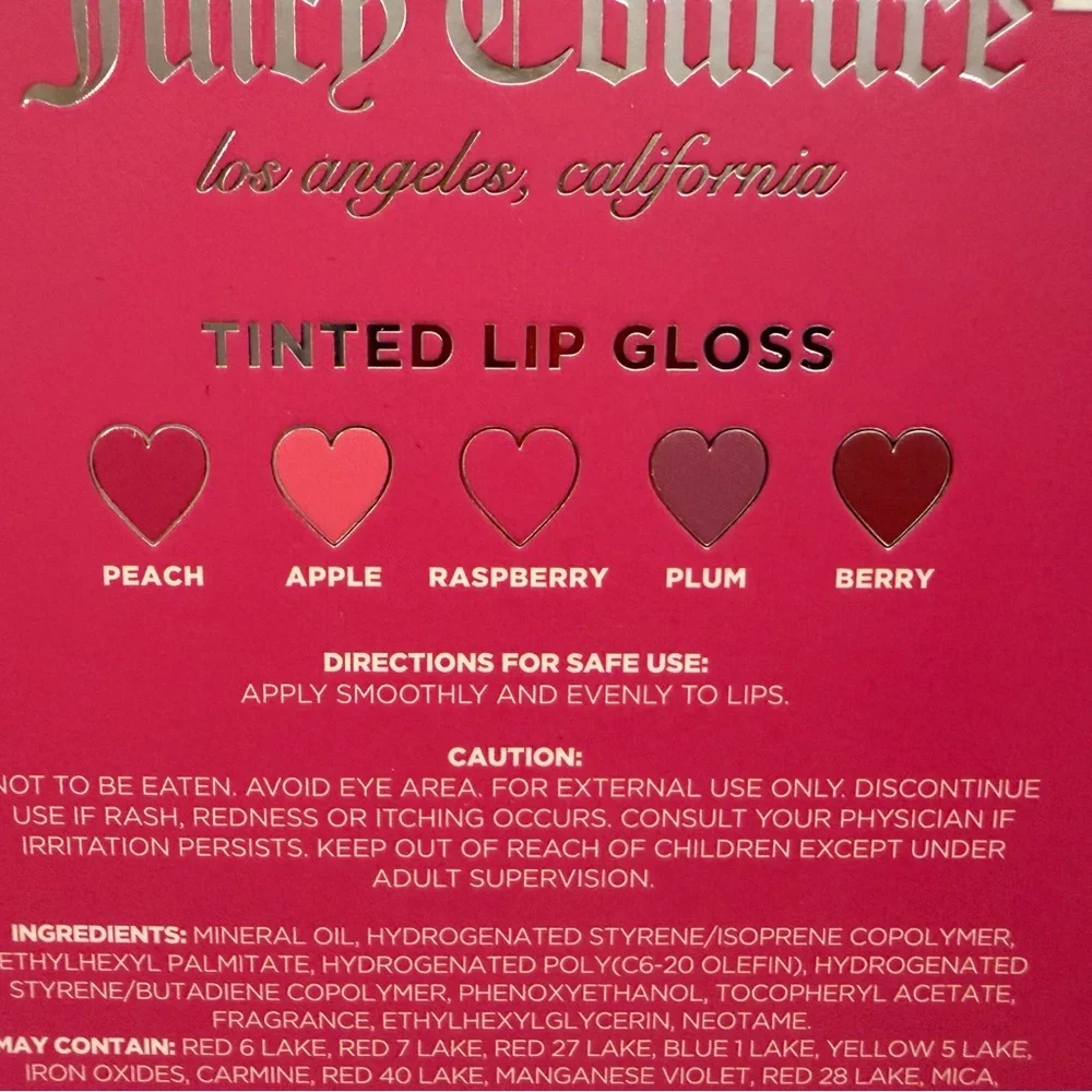 Juicy Couture Bundle Eyeshadow Palette - 2 Lip Gloss Sets
